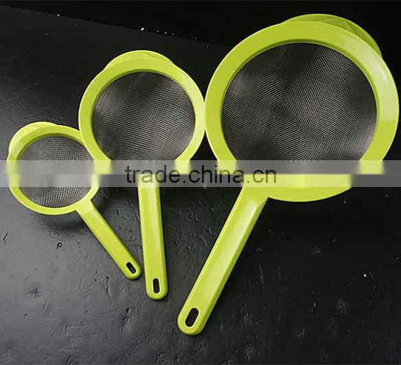 43022 Set of 3 Fine Mesh Stainless Steel Strainers With pp Handle photo-5