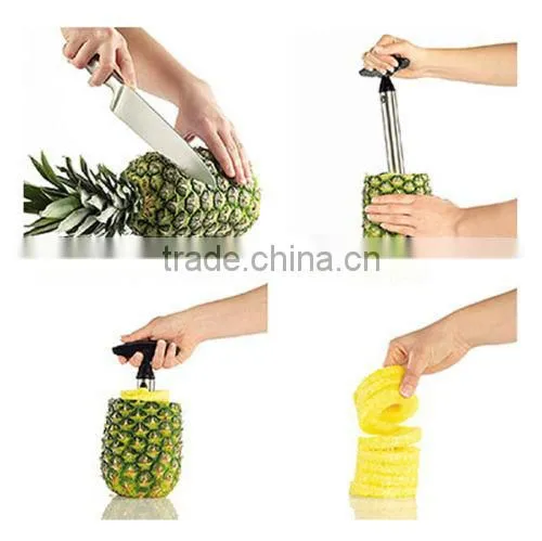 2016 New Hot Stainless Steel Fruit Pineapple Peeler Corer Slicer Cutter photo-3