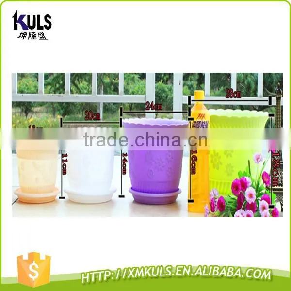 Environmentally Plastic Round Garden Nursery Planter Flower Pot photo-4