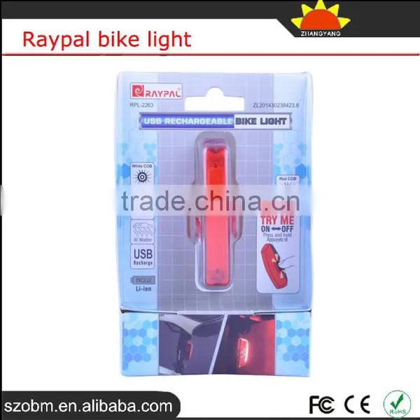 Raypal Waterproof Bicycle Led Lights Led Set USB Rechargeable Bike Light photo-5