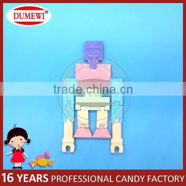 Funny Robot Shape Pressed Candy With Puzzle photo-2