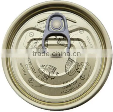 China Made Tinplate Full Aperature Easy Open, Tinplate Easy Open End photo-2