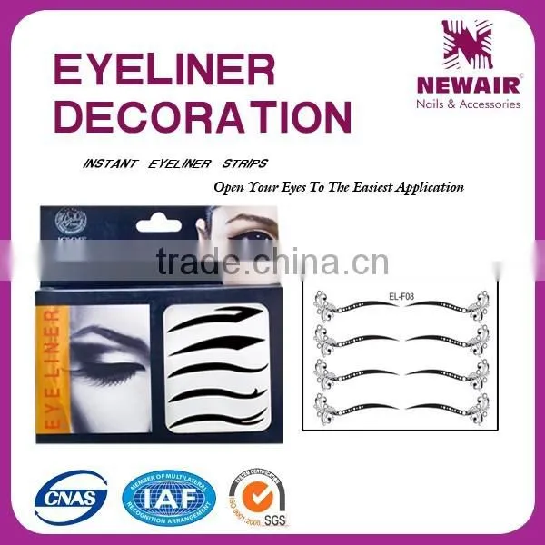 Party Makeup Temporary Nature Design Eyeliner Tattoo Stickers Wholesale Eyeline photo-3