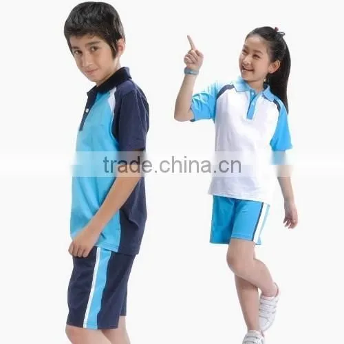 Custom 100% Cotton Kids School Uniforms