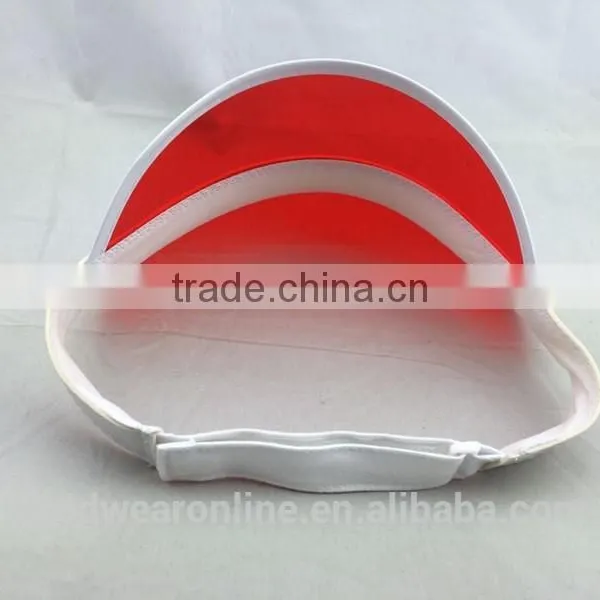 Custom Fashion Cheap Colorful PVC Sun Visor Hat photo-6