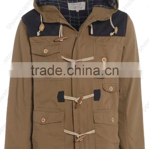 Mens Jacket COAT Hooded Casual Parka photo-3