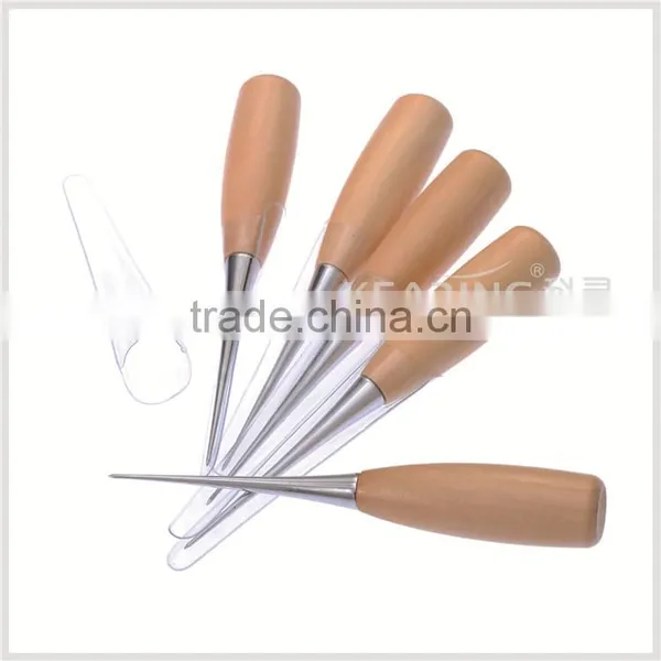 Kearing Natrural Wood Handles Sewing Awl for Dress Maker & Fixing Holes # HA6590 photo-5