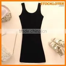 Ladies Black Cotton Camisole Dress Stocklot photo-5