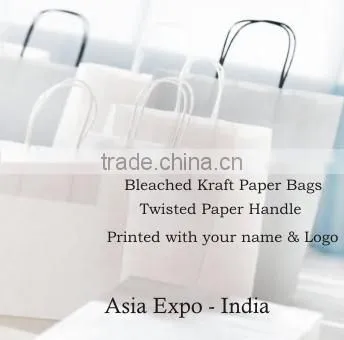 Kraft Paper Bags With Twisted Paper Handles photo-2
