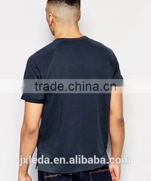 French Terry Short Sleeve Pullover Plain Men Spring / Summer Sweatshirt OEM Service photo-2