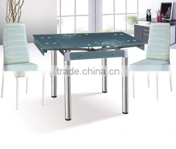 Modern Design Glass Extendable Dining Table photo-6