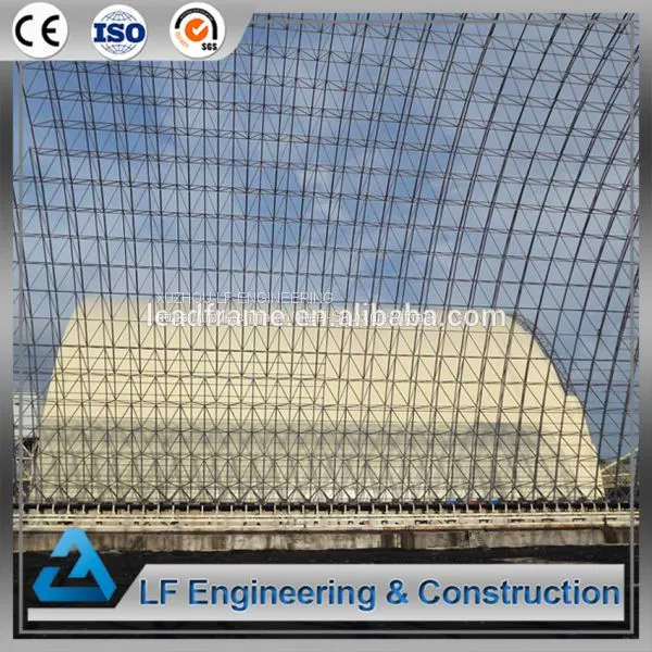 Easy Installation Steel Space Frame Coal Storage Shed photo-4