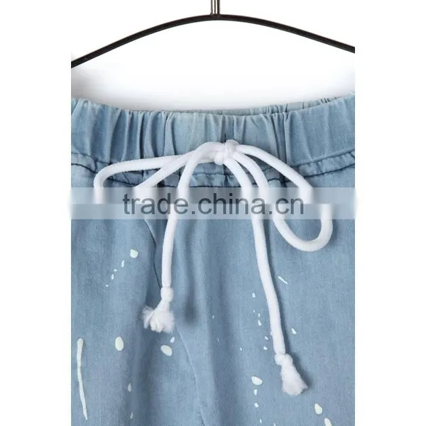 2016 Most Popular Kids Printed Jeans Fashion Design Harem Pants for Children photo-5