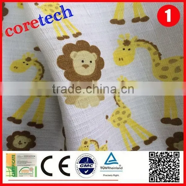 ECO-friendly Soft 100% Cotton Muslin Fabric Factory photo-4