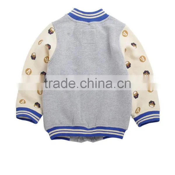High Quality Fashion Long Sleeve Baseball Jacket Children European Style Winter Coat photo-4
