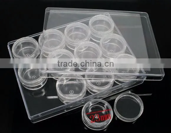 Wholesale 1 Set (12PCs) Clear Beads Display Storage Case Box photo-2