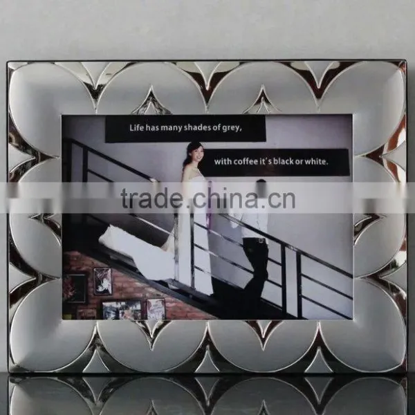 2016 Fashion Sex Girl Photo Funia Silver Metal Frame Photo photo-5