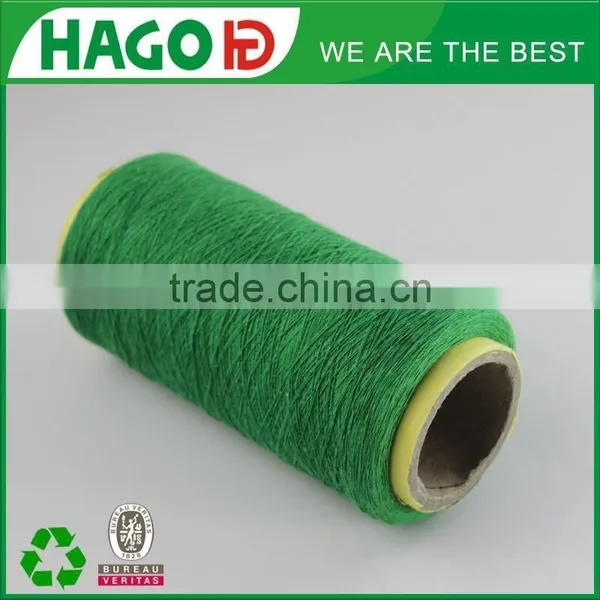 Good Quality Green Open End Recycled Cotton Blended Knitting Socks Yarn photo-4