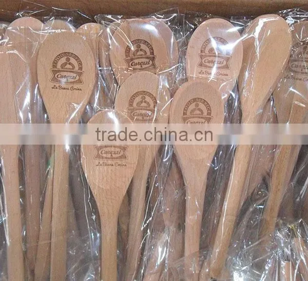 Customise Promotional and Advertising Wooden Logo Spoon Shaped Ball Pen photo-4