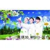 Three-dimensional Greeting Card, Made of PET Grating Film,MP013-015