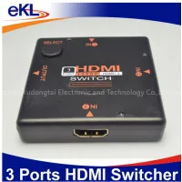Plastic Small 3x1 HDMI Switch 3 in 1 Out