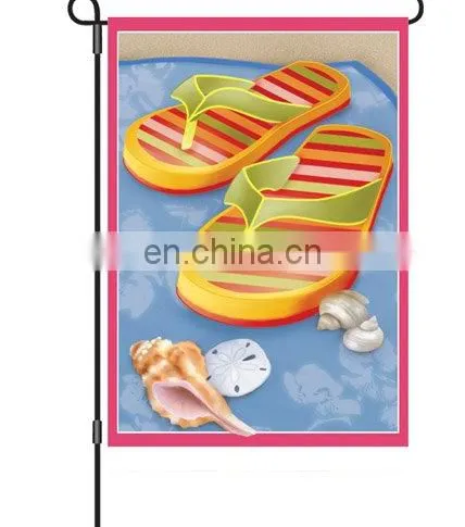Colorful Flowers Polyester Garden Flag photo-2
