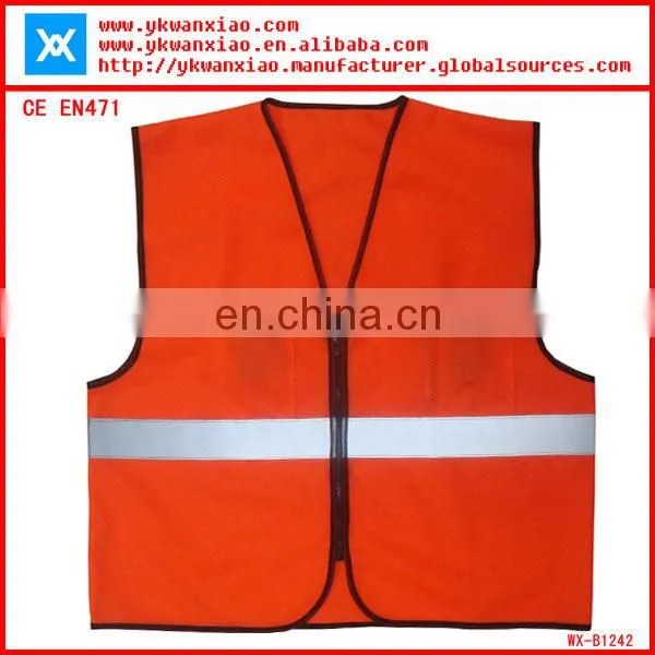 Reflective Purple Vest With Zipper,purple Safety Reflective Vest With Pockets, Safety Purple Vest photo-2