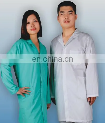 Best Selling Unisex Design Antistatic 3/4 Length Esd Uniform Smock for Cleanroom Worker photo-2