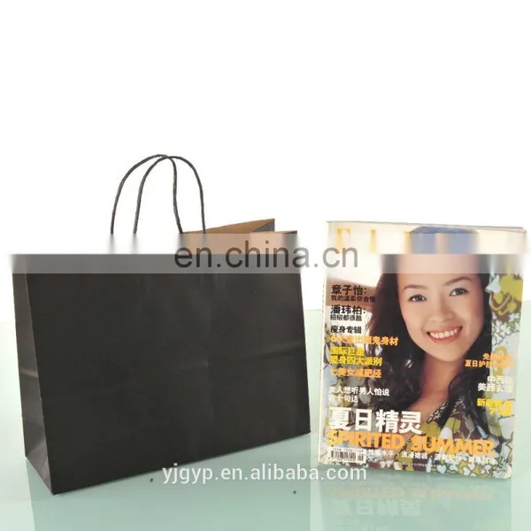 Accept Logo Printed Twisted Handle Kraft Paper Bag photo-6