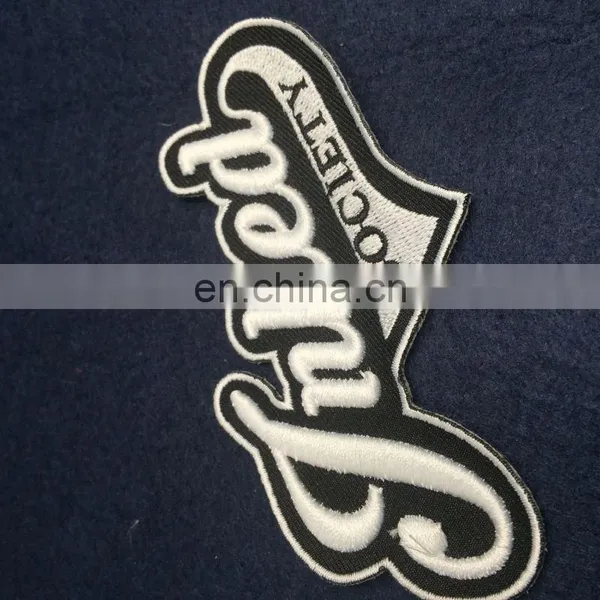 Factory Custom 3D Embroidery Brand Name Logo Patch For Clothing photo-6