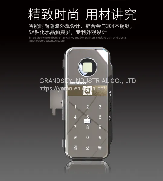W5A-Fingerprint Lock for Glass Door photo-2