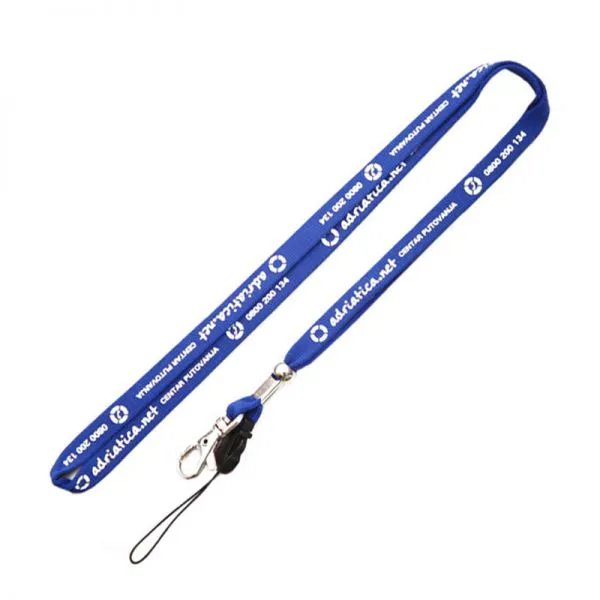 China Wholesale High Quality Customized Tubular Neck Strap Polyester Paracord Lanyards for Mobile photo-4