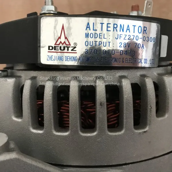 Original LG936L Wheel Loader Spare Parts 4110001007015 ALTERNATOR photo-3