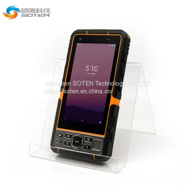 Barcode 2D Reader/Andriod NFC Tablet With Fingerprint Scanner Long Range UHF RFID Rugged Dete Collection Terminal