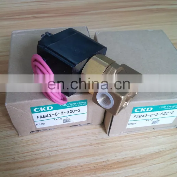 0.9Mpa CKD Air Solenoid Valve FAB42-8-S-02C-2-AC200V 24 V photo-3