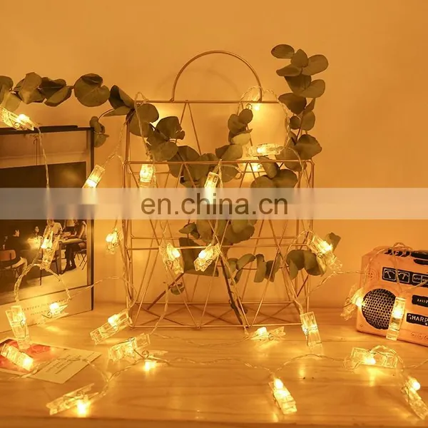 Led Photo Clip Holiday Curtain String Lights Garden Home Garden Christmas Indoor Outdoor Decoration Fairy Light photo-5