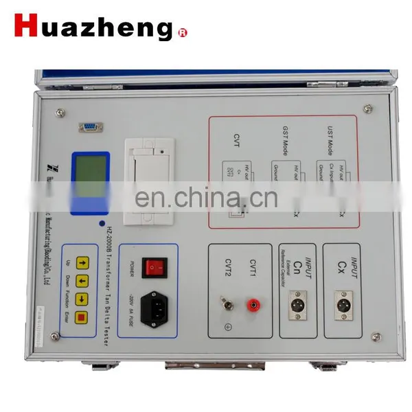 Automatic Factor Transformer Instrument Capacitance and Tan Delta Tester Pilot Frequency Transformer Dielectric Loss Tester photo-6