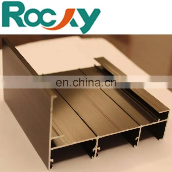 Shining Polished Anodizing Color Champagne Aluminium Profile photo-6