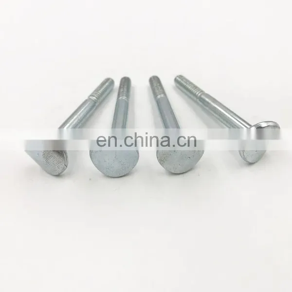 Custom Screw Bolt Zinc-Plated Curved Ball Head Bolt photo-3