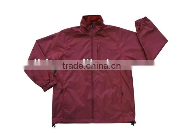 Garment Factory Mens Waterproof Polyester Windbreaker Jacket Men photo-2