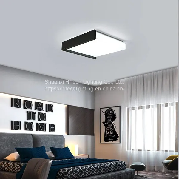 Modern Bedroom Ceiling Lamp Room Master Bedroom Guest Room Lamp Nordic Creative Square LED Geometric Design Ceiling Lamp photo-2