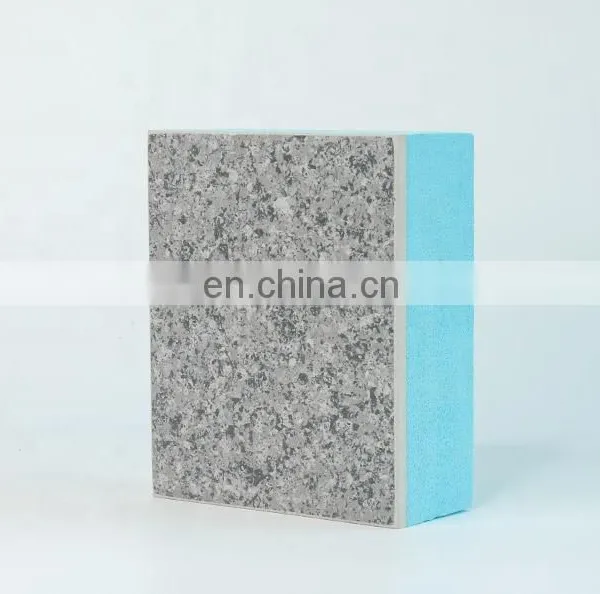 Polycarbonate Polyutherane Camouflage Double Skin Modern Home Stone Poliestireno Xps Paneles Sandwich photo-5