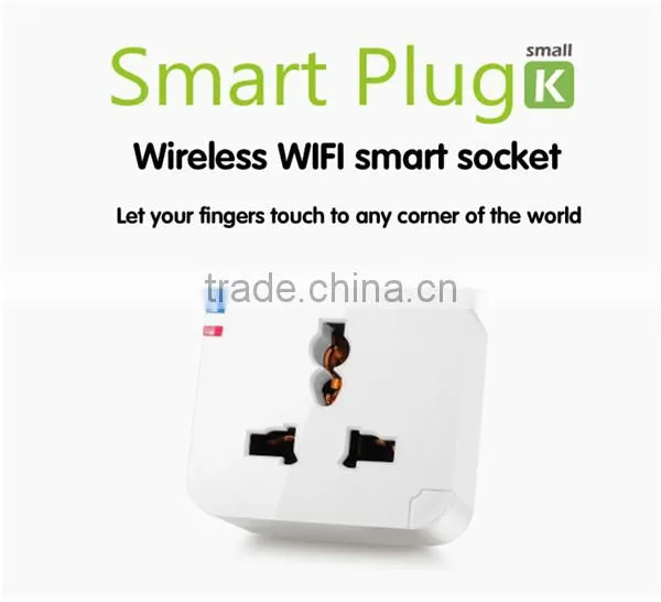 New 2200W Power Rating AC 90-256V Smart Home WIFI Socket With Smart Phone Android & IOS APP for Remote Control Home Security photo-2