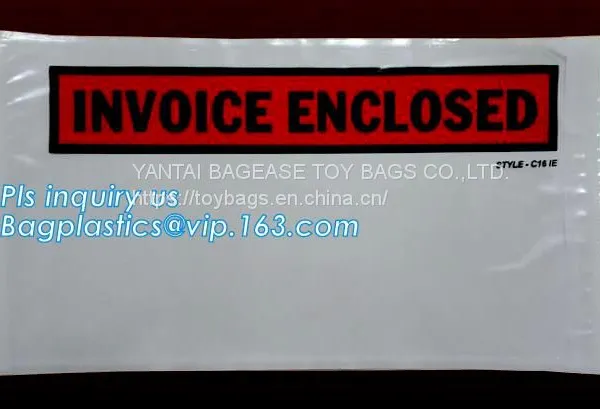 Packing List Envelope for AWB, Packing List Envelope Mailing Bag for Express, Packing List Enclosed Envelopes, Bagease photo-2