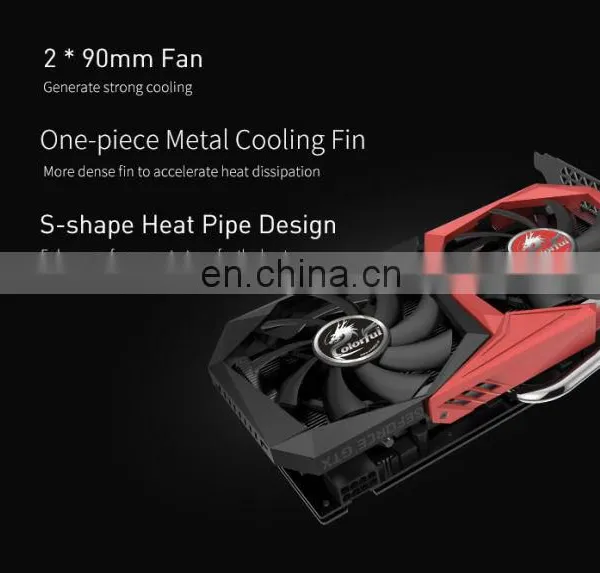 2021 New Graphic Card Ge Force Gtx 1660ti Non-lhr 6g Gpu Fan 1660ti photo-5