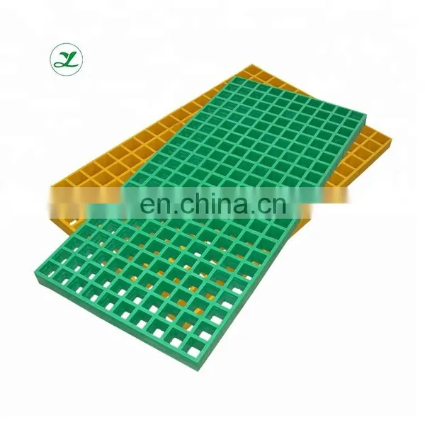 FRP Grating Car Wash Grate Floor Fiberglass Grids Walk Way Grp Anti-slip Grating photo-2