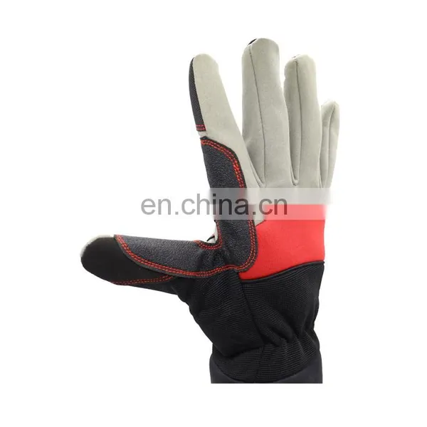 Leather Boxe Gloves Real Leather Boxe Gloves Cow Split Leather Gloves photo-5