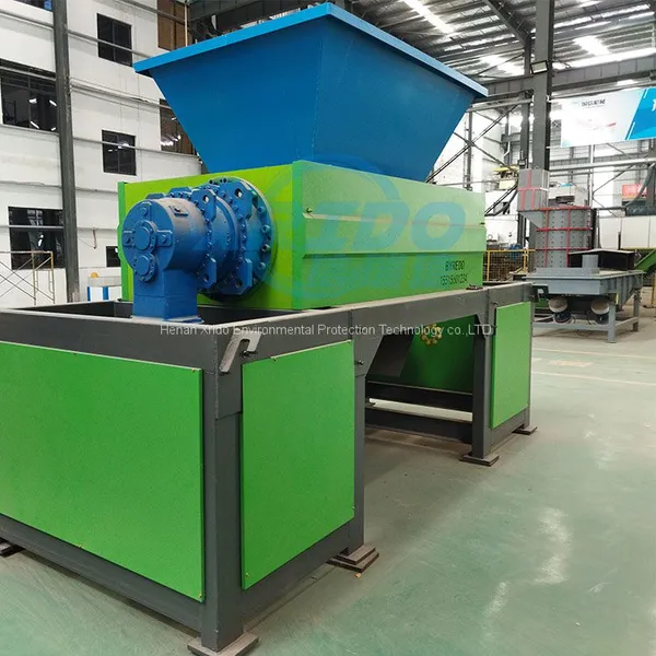 High Quality and Best Price Waste Plastic Bottle PE PP PVC Double Shaft Shredder photo-5