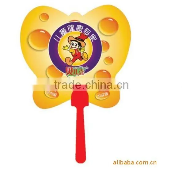PP Plastic Advertising Hand Fan With Customized Logo for Promotion Gift photo-3