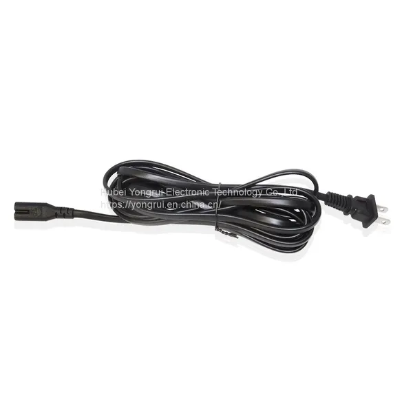 Factory Direct Sales 5FT UL Standard 125V Tow Pin AC Power Cord Extension Cord Electric Supplies for Home Appliance photo-2